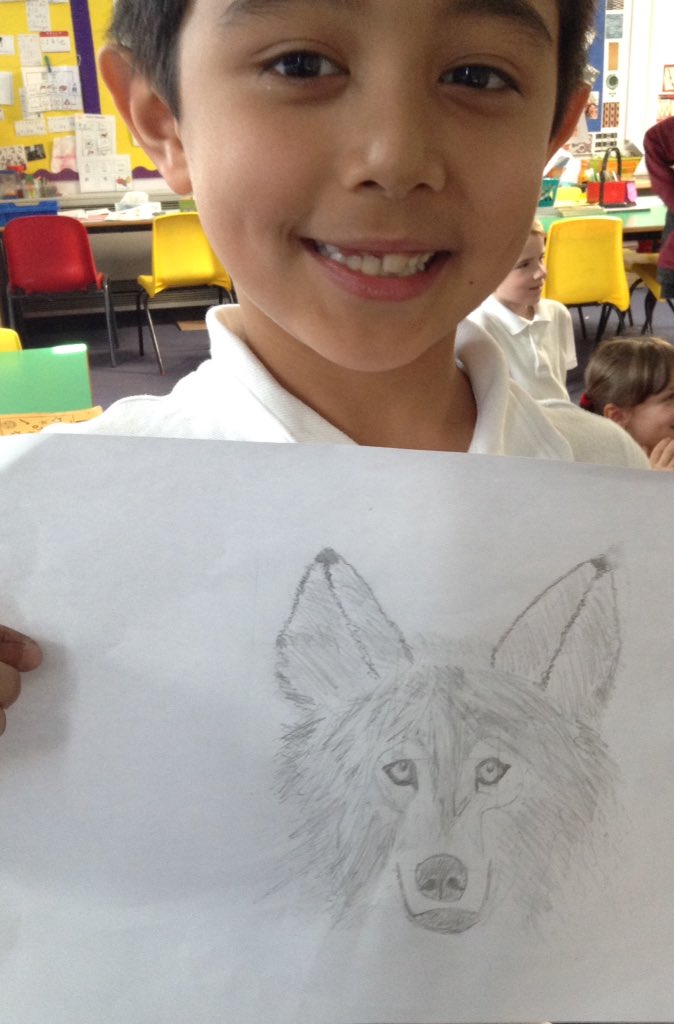 MissJeeves's tweet photo. Very talented up-and-coming artist! ✍🖌📝👌 #watchthisspace #primaryrocks #homelearning #showandtell https://t.co/eHsL9SPR3e