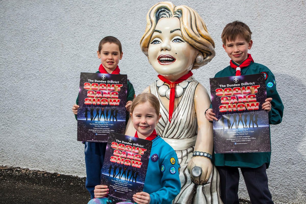 We are delighted that dundeegangshow.com are #fundraising at performances 29th March-1st April! @OWbuckettrail  #scout #theatre