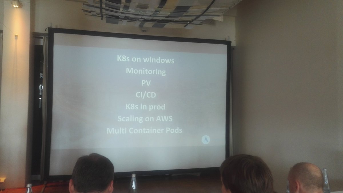 jcferreirob's tweet photo. Q&A time #KubernetesWorkshop https://t.co/eLPvbzAaZP