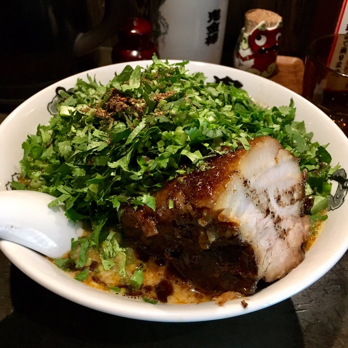 なかみつはじめ Twitterren 29の日に備えて 鬼肉増し 鬼パクチー カラシビ 鬼金棒 麻辣部 香菜部