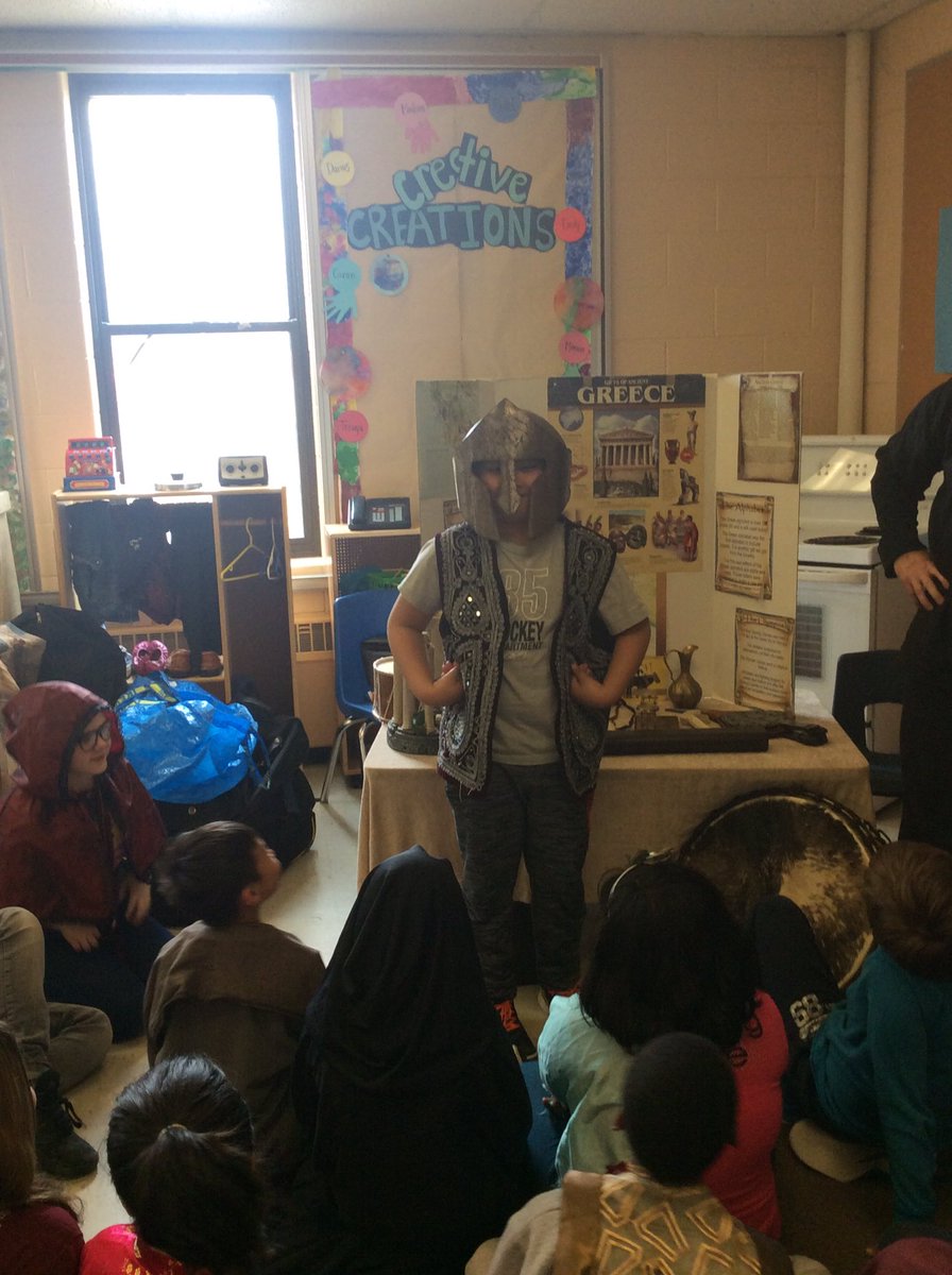 MrsPassfield's tweet photo. Grade 4's participate in an Ancient Civilizations Workshop @SWL_HWDSB @HWDSB #4A https://t.co/60B2BsT6Zh