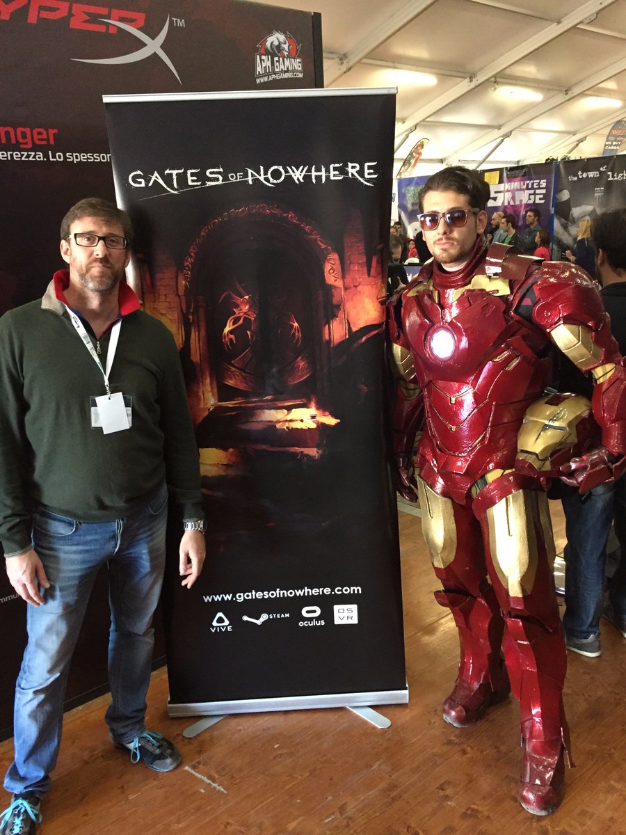 GatesOfNowhere's tweet photo. Is Tony Stark really playng with #GatesOfNowhere? #ironman #TonyStark #HTCvive  #videogames https://t.co/CWaLVVMM8t