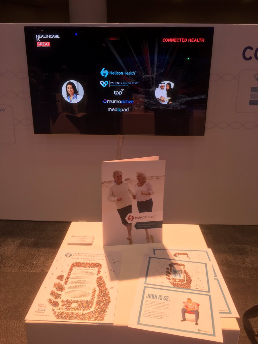 heliconhealth's tweet photo. Delighted to present #StrokePrevent @heliconhealth @DHealthLDN to@Qatari delegation https://t.co/hIimY5qxDW
