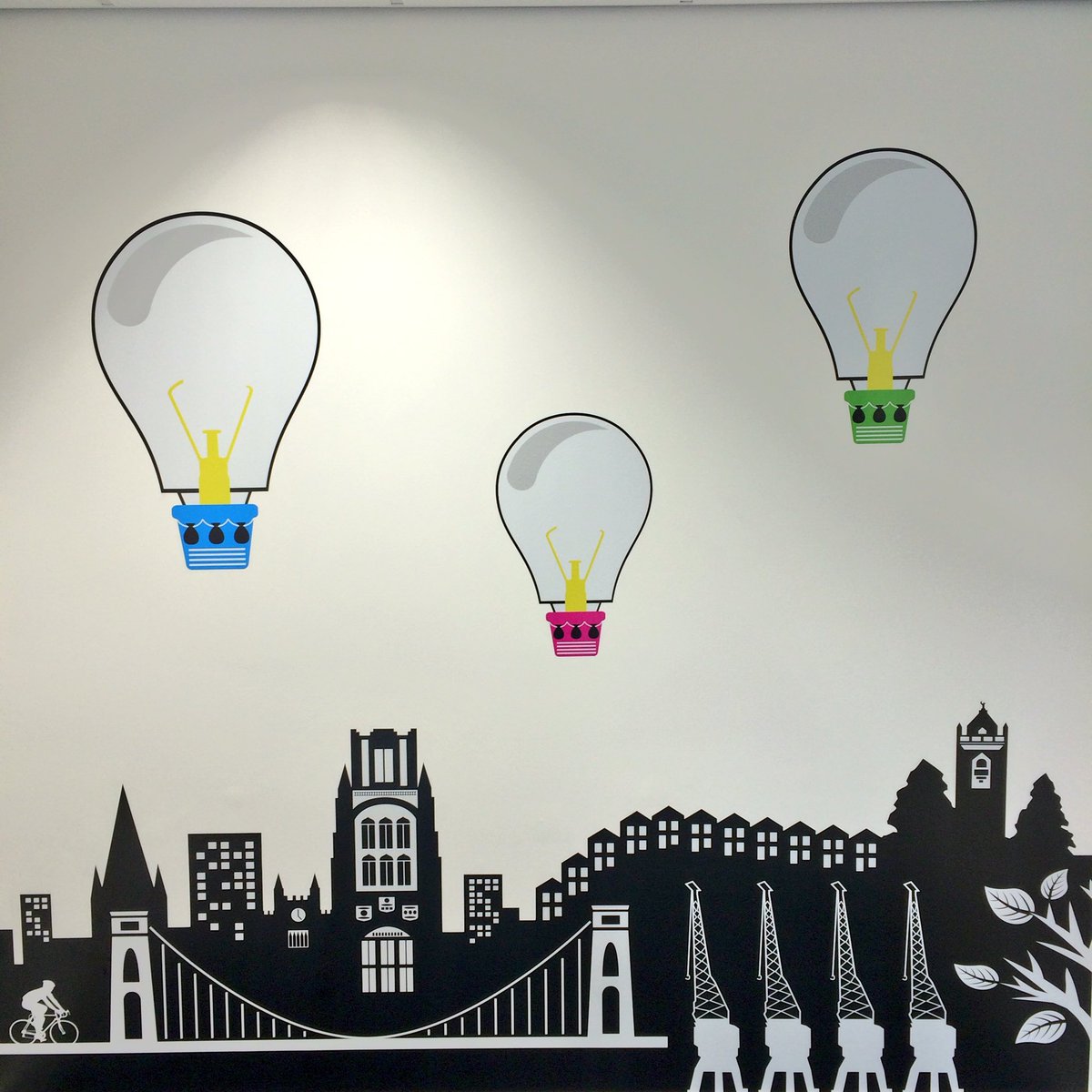 navigate_agency's tweet photo. New #Bristol inspired #art from @susantaylortype in our brainstorm room. Awesome! https://t.co/ufGW9cmopw