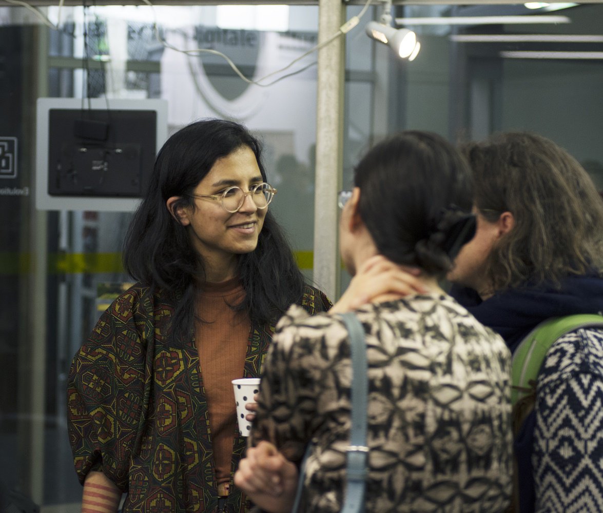 Fulbright_AUT's tweet photo. #FulbrightAustria alumni TashrikaSharma &amp; AlexMcCargar's "Perhapsburg" #artshow opening Friday was a great success! https://t.co/fkqqYH6a8U https://t.co/0NwaYBS47q