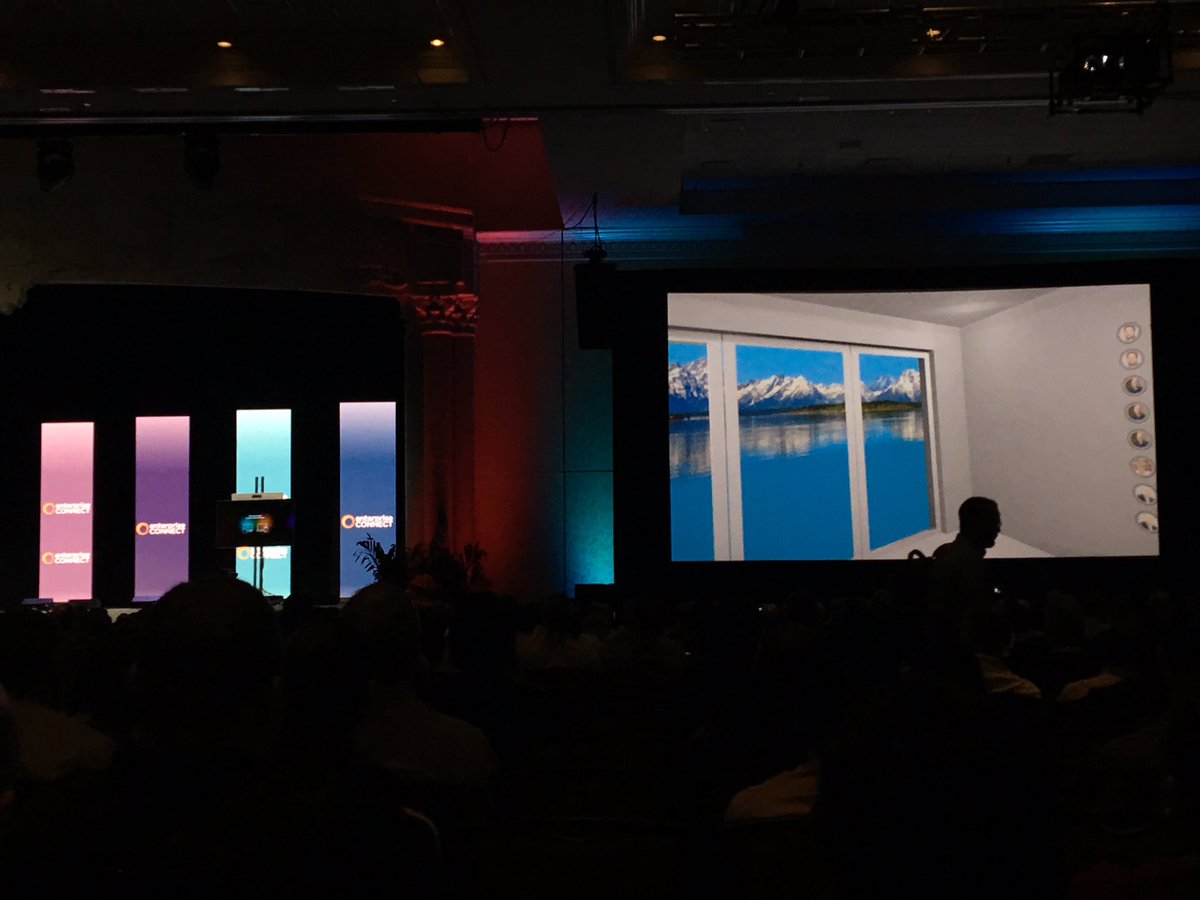 Leap_CX's tweet image. VR meetings are coming! @cisco showing off #Spark VR this morning @enterprisecon #EC17