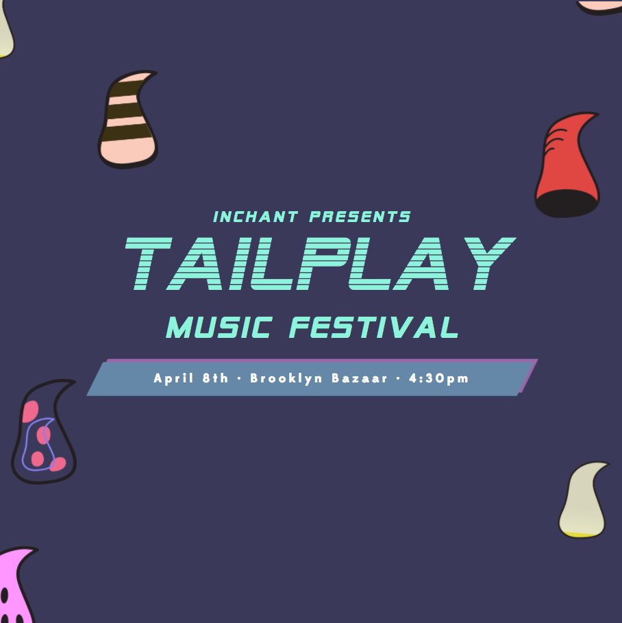 BKBazaar's tweet photo. The TailPlay Music Festival is here on April 8th w/ @CavemanBand, Alex Cameron  w/ vendors &amp; much more!

Tix: https://t.co/Fb1x7o5ikL https://t.co/CZndFQZR3a