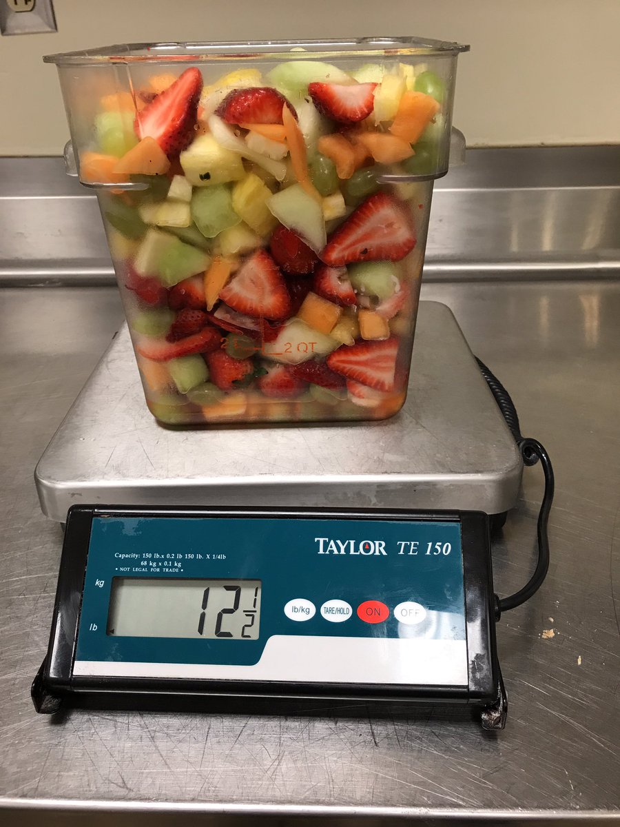 XUAuxServices's tweet image. #Wastenot. One meal today in Hoff Dining. This was captured in the dish room from your plates. 12.5 lbs of fruit only. 😡😡😡