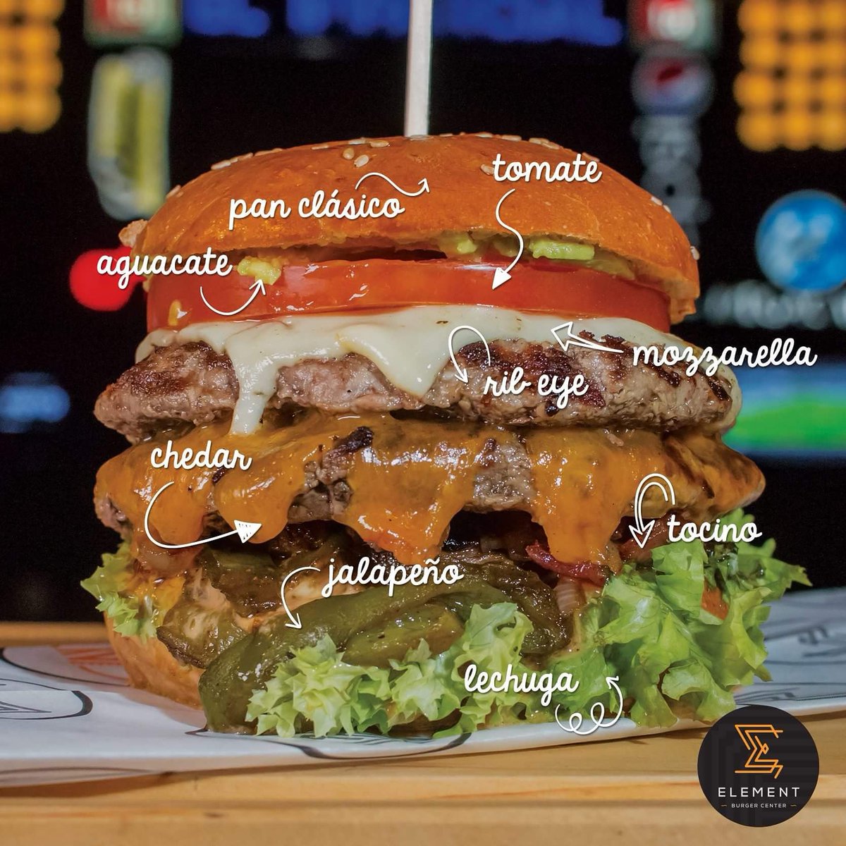 ElementburgerC's tweet photo. ¡Las mejores hamburguesas son #Element!
Ármala a tu gusto con nuestra gran variedad de ingredientes y side dishes: ¡Te esperamos! 🍔 https://t.co/2eELdMQ7Up