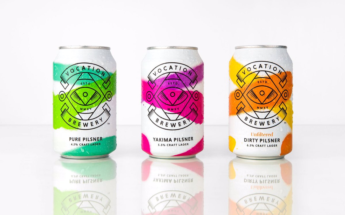 We are loving this design from <a href="/vocationbrewery/">Vocation Brewery</a> as featured in <a href="/CreativeReview/">Creative Review</a> -bloody stunning ,good job guys