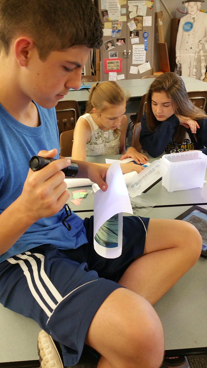 crazycutshall's tweet photo. High engagement class today as students try to save the world with creative problem solving! @BuncombeSchools @BCSDigitalLearn @breakoutEDU https://t.co/wbmIGKXQ5x