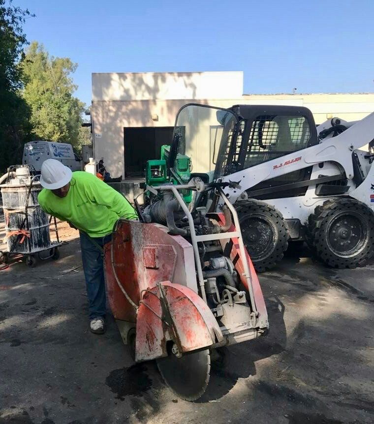 Guess who has been #training to #sawcut and also recently got his #classA license?!?! We are proud of our #employees!