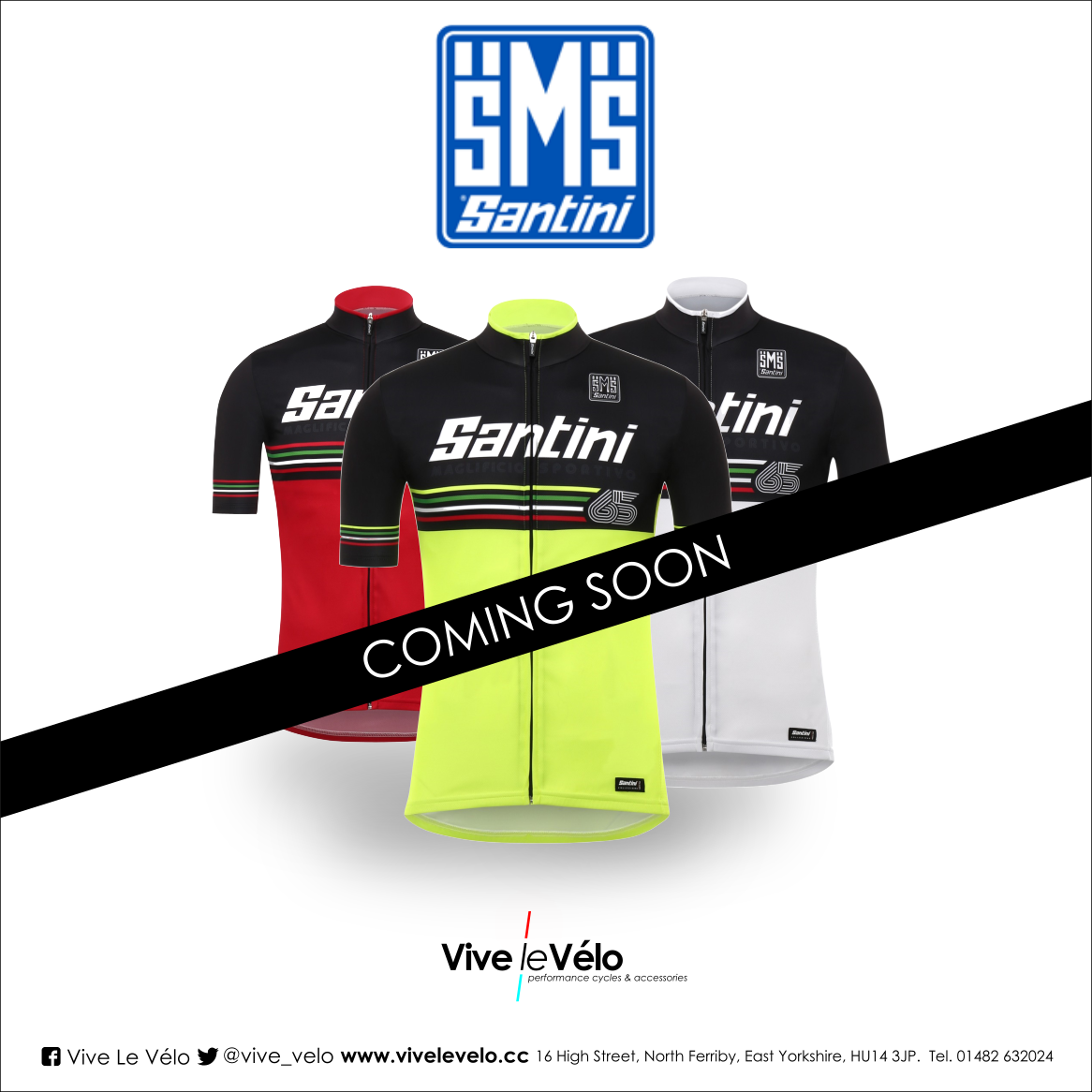 vive_velo's tweet photo. The World Champion quality of Santini is coming to Vive le Velo! #santini #santinisms https://t.co/45pIMv9AB3