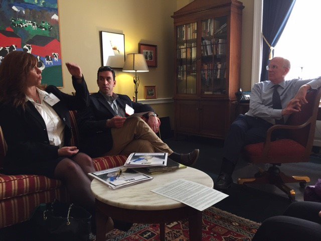 TheNRLA's tweet photo. VRLDA members had a chance to discuss the issues effecting LBM Dealers today with Vermont Rep. @PeterWelch #LBMLEGCON https://t.co/pfhqz06Wgy