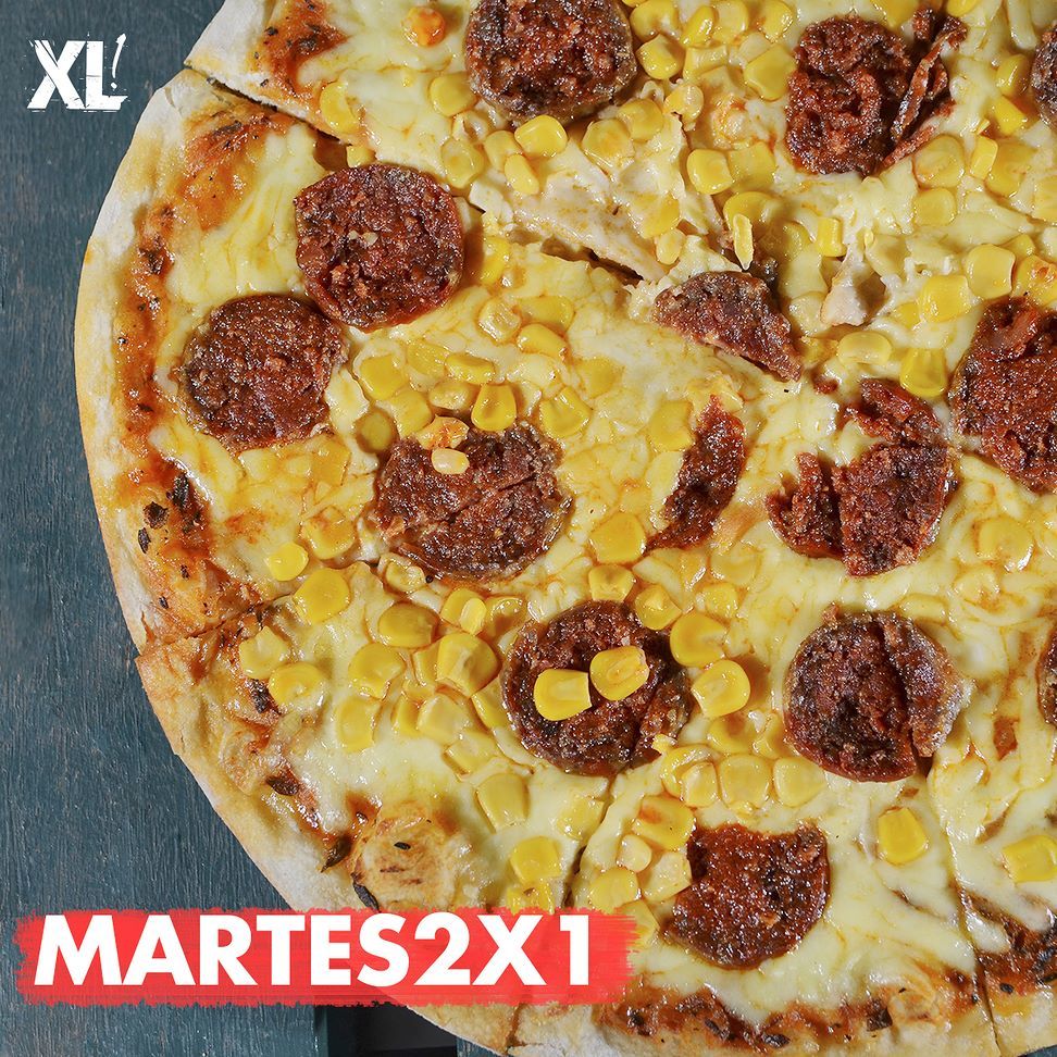 XLmcbo's tweet photo. ¡Martes 2x1!
Puedes traer al gallo de tu novio, que le encanta el maíz😂😂😂 JAJAJÁ
Ya.. en serio. Hoy, pide una pizz… https://t.co/toDrRg3Ta1 https://t.co/zDFC4qDyc3