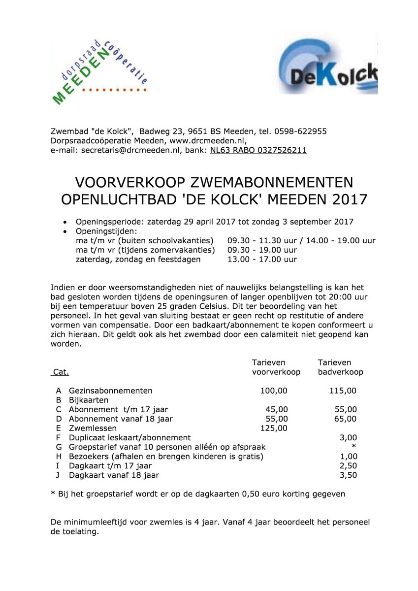 DeKolck's tweet photo. Abonnementen zijn vanaf nu weer aan te vragen! https://t.co/rE4xUiic6i