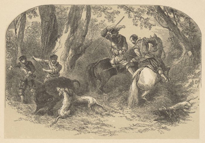 ちていのき V Twitter 日本でも熊槍とか狩猟槍はあるけど猟師 の物で身分の高い人が使うイメージはあまり無い ヨーロッパでは猪が手強い事もあり腕試し また勇気を示す意味もあり貴族がよくやり その際に槍が好まれた だからロザリンドが槍と思いつくのも不思議では