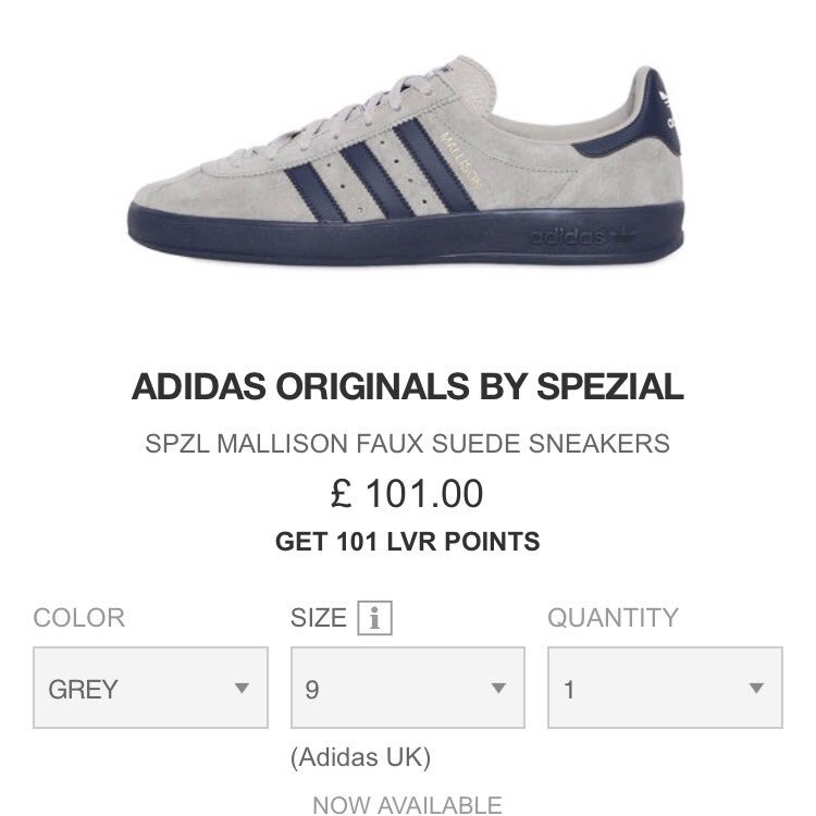 AdidasFetish's tweet photo. Be quick! £101 including shipping from Italy.Sizes 7.5/8.5/9 some smaller sizes too @LuisaViaRoma don't know how many tho
#fastestfingerwins https://t.co/Qm17opThme