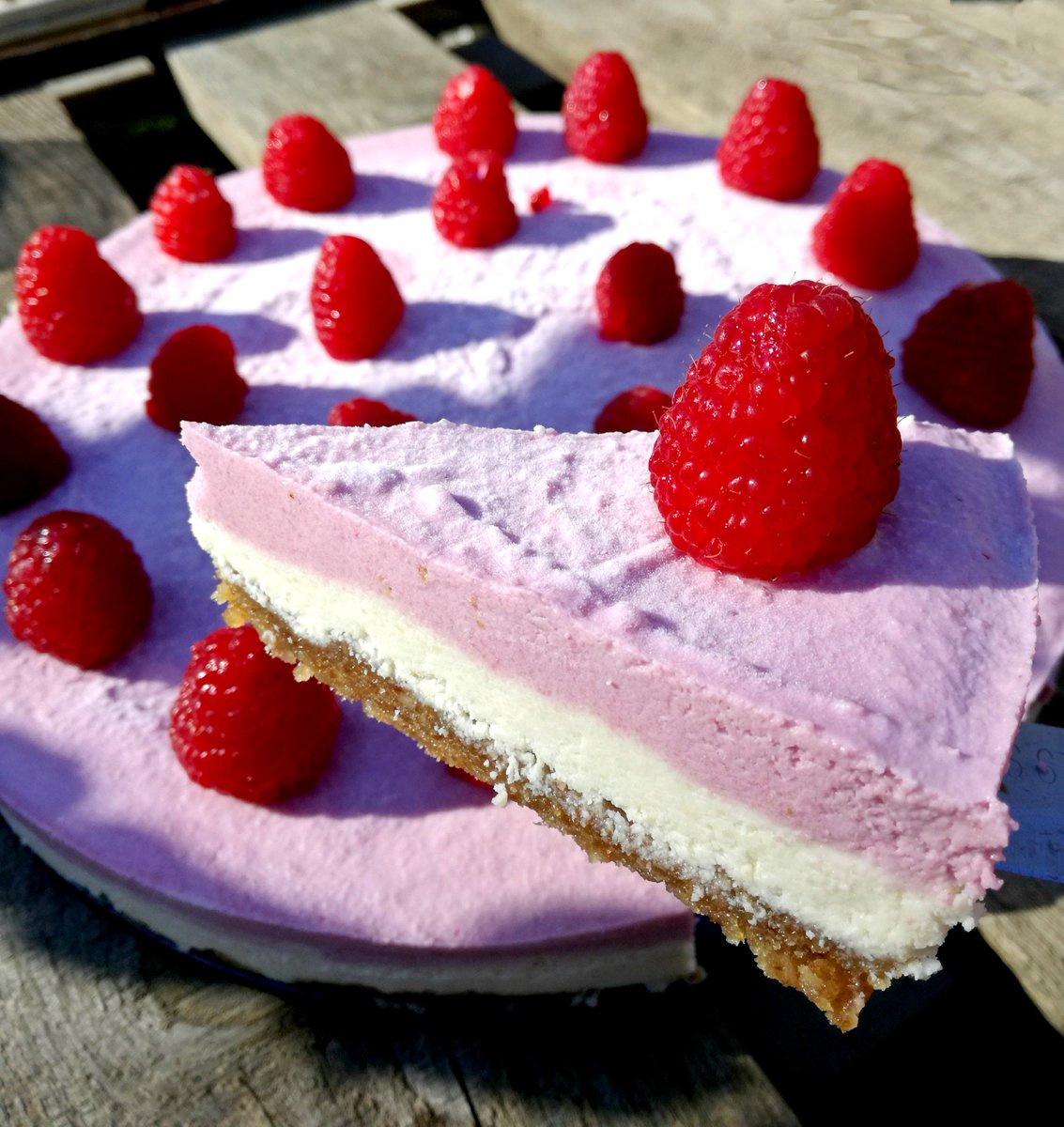 veganexpedition's tweet photo. Amor en estado puro <3¿Quién quiere un trozo de esta cheesecake #crudivegana de frambuesas y anacardos? https://t.co/CXQhphReJ4 #VeganFood https://t.co/bgz5pHpuKj