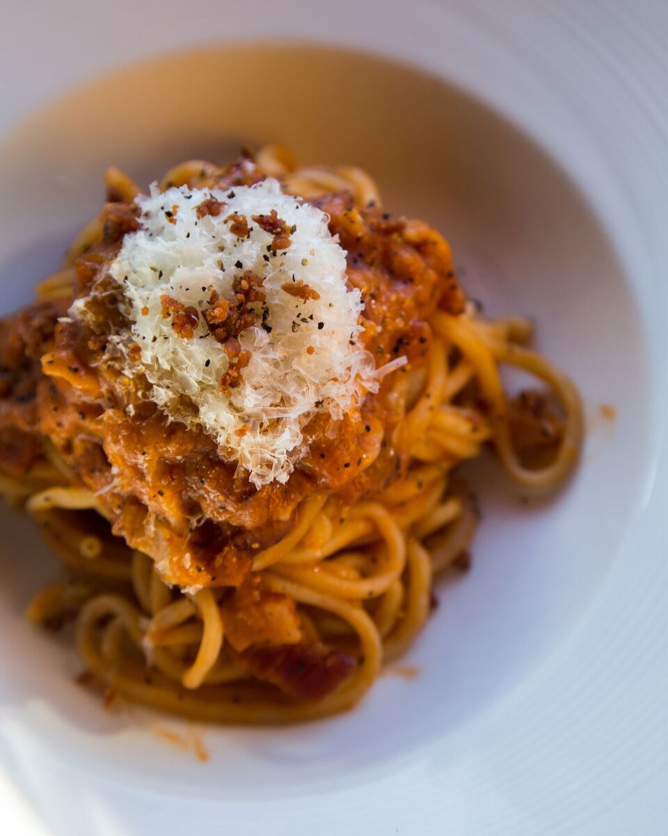 PaganiNYC's tweet photo. Escape the world and come in for a plate of pasta today 🍝  Happy hour is 4-7pm! https://t.co/L1lScE4Ilv
