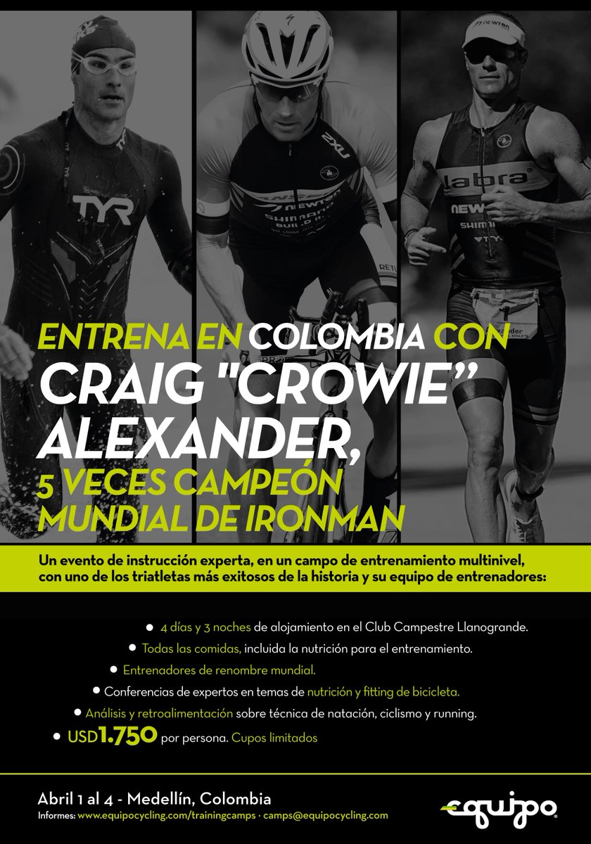 Gracias a <a href="/CrowieAlexander/">Craig Alexander</a> quien nos concedió una entrevista. Pronto estará en Colombia. Más tarde publicamos la charla