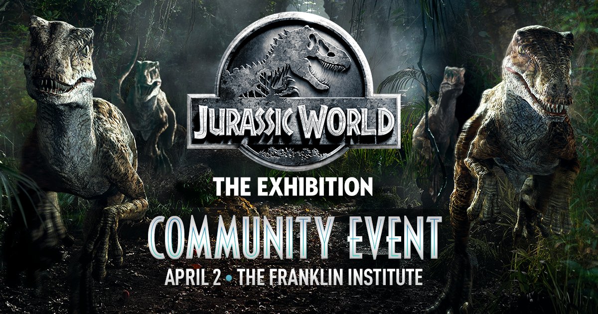 Run! Attend the Fan Community Event at #JurassicWorld: The Exhibition. Event Info: unvrs.al/JWFanEvent