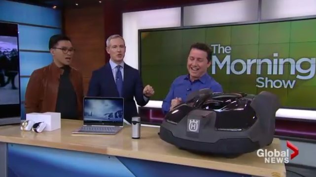 HusqvarnaCA's tweet photo. Tech expert @marc_saltzman on the hottest tech toys you need for spring. 

Spoiler alert: It's an Automower
 
Watch:https://t.co/Aod45ZFHUy https://t.co/LEPbdWutAK
