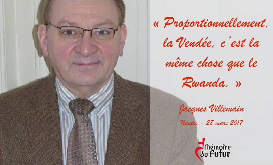 MemoireDuFutur's tweet photo. "Proportionnellement la #Vendee  c'est la même chose que le #Rwanda ." https://t.co/JglDYlGIXu