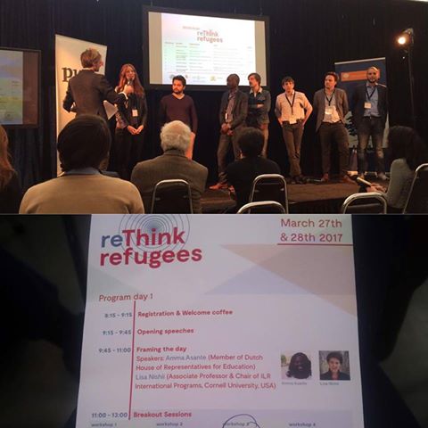 DeedmobGlobal's tweet photo. Inspiring #reThinkrefugees conference: thank you! #DeedMob will help online + offline communities via technology @AshokaNL @GemeenteDenHaag https://t.co/xYaH6fyeux
