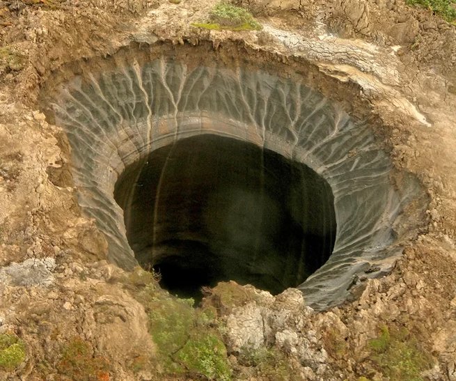 Are erupting methane pockets to blame for Siberia's exploding permafrost? goo.gl/fHIKor