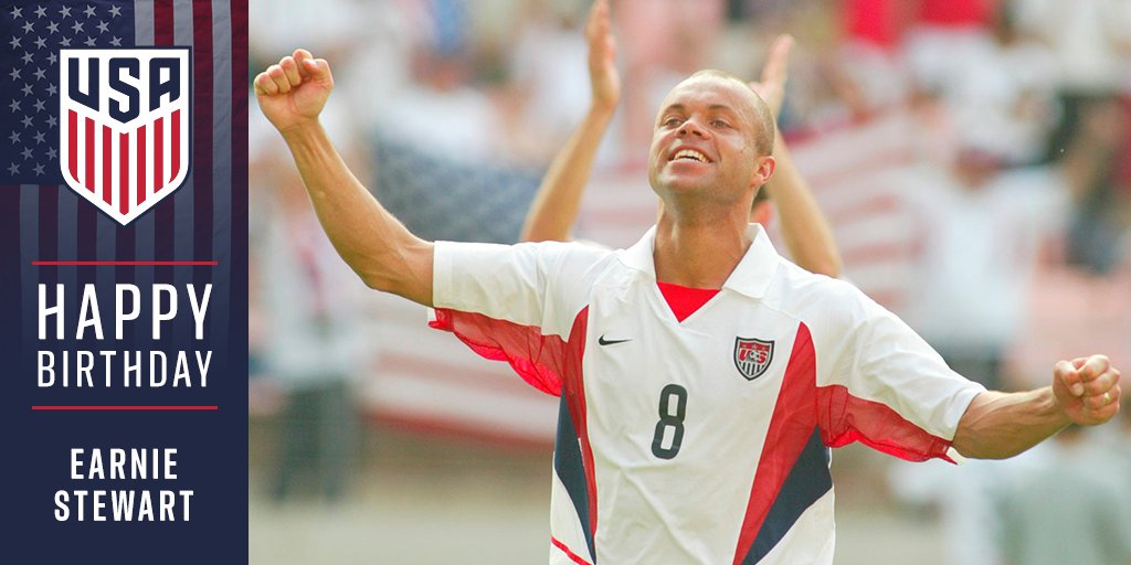 Happy birthday to legend and National Soccer Hall of Famer Earnie Stewart!  