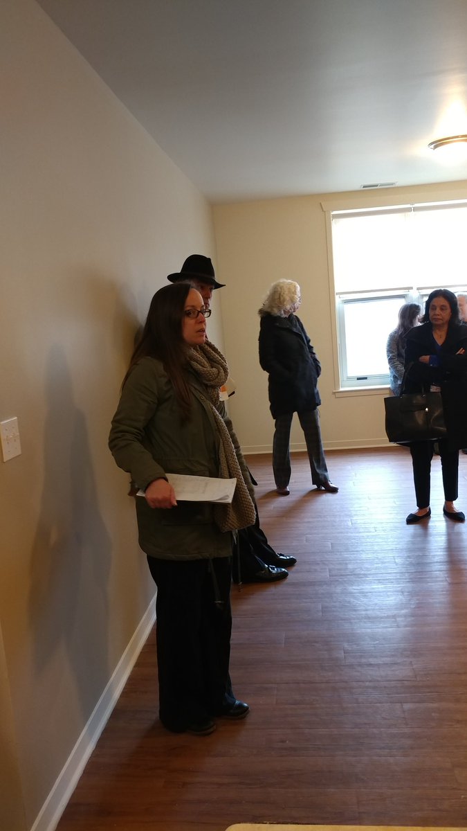 Jackie leading a tour of #energyefficiency with the Community Progress Makers #progressmakers <a href="/Citi/">Citi</a> <a href="/Elevate_Energy/">Elevated Energies</a> <a href="/POAHchi/">POAH Chicago</a>