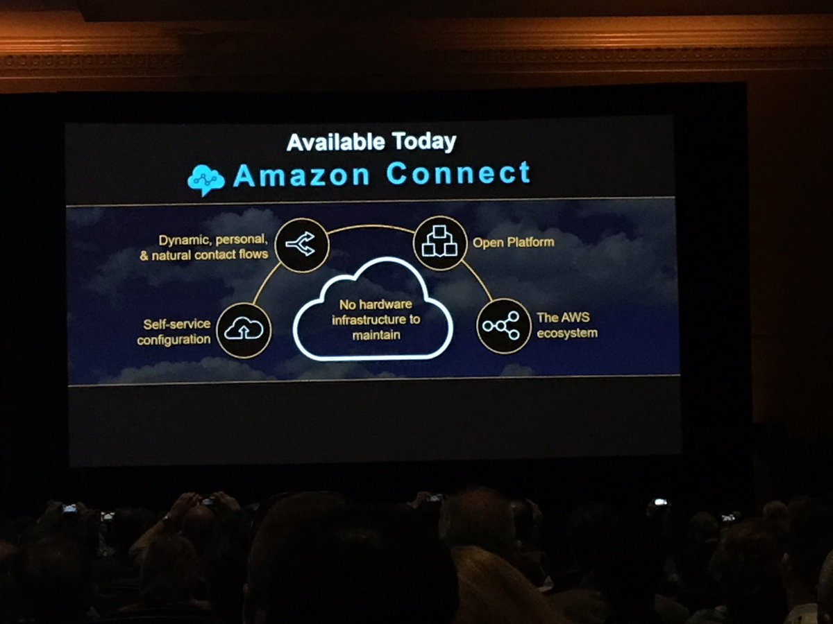 Leap_CX's tweet image. AWS for your contact center is here. @amazon announced Amazon Connect this morning @enterprisecon #EC17 #customerexperience #CX