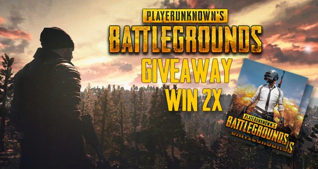 Gameodds_gg's tweet photo. Win PlayerUnknown's Battlegrounds x2 ! One for you, and one for your friend! Tag your friend in comments and join !

https://t.co/pBnH0ATYvV https://t.co/JL2ll5jtlM