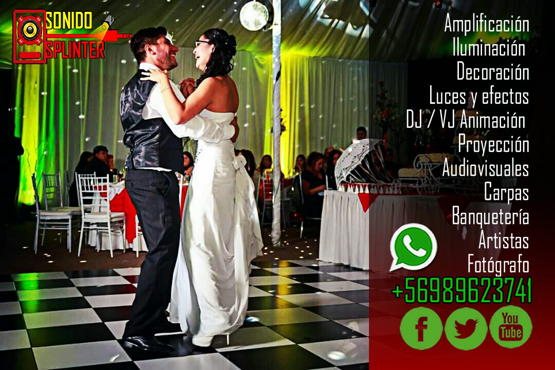 SonidoSplinter's tweet photo. Planificamos todos los detalles, coordinando con los mejores proveedores de la zona, para entregar un servicios de calidad. @SolucionadoCL https://t.co/bvF4Mr7IPn