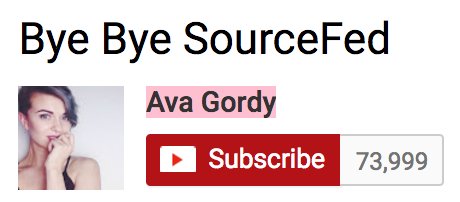 HiItsJord's tweet photo. @AvaGordy about to be your 74,000th sub ahaha #RiPSourceFed https://t.co/T73fdofhFa