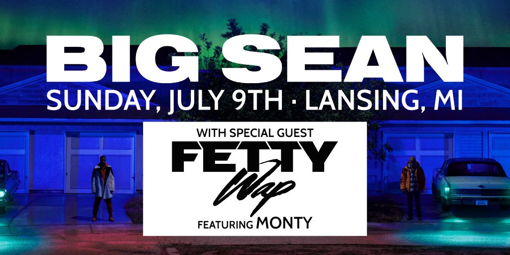 CGMusicFest's tweet image. JUST ANNOUNCED: @BigSean and @fettywap are coming to Lansing on July 9th. Tix on sale Friday! #cgmf #IDecided #bigsean #fettywap