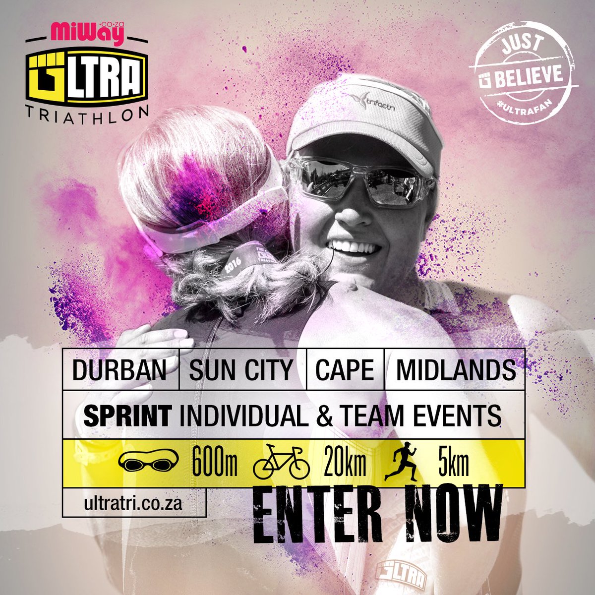 suncityultra's tweet photo. Have you entered? #2Daysleft  - Miss it and you miss out! @miwayinsurance @miwaylife @MiFitLifeSA @SauconySA @TYR_RSA @Troisport @thule_sa https://t.co/wV7CsetnLk