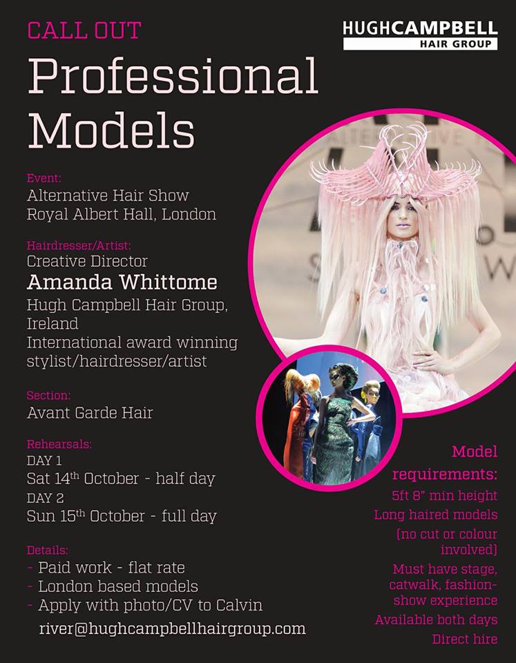 HCHairGroup's tweet photo. LONDON MODELS WANTED ! Be part of something amazing representing #HCHG at The Royal Albert Hall ...Please SHARE out for us thank you https://t.co/V1AFfd4STC