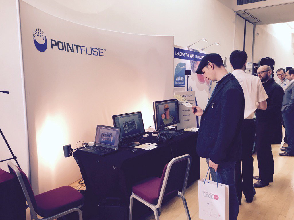 Pointfuse's tweet image. Thanks to everyone we spoke to today at #Develop3DLive
