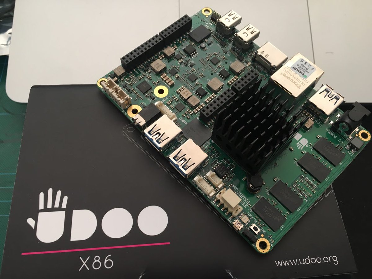 Thanks guys <a href="/UDOO_Board/">UDOO Board</a> x86 just arrived. Looking forward to install #unity3d and #openFrameworks