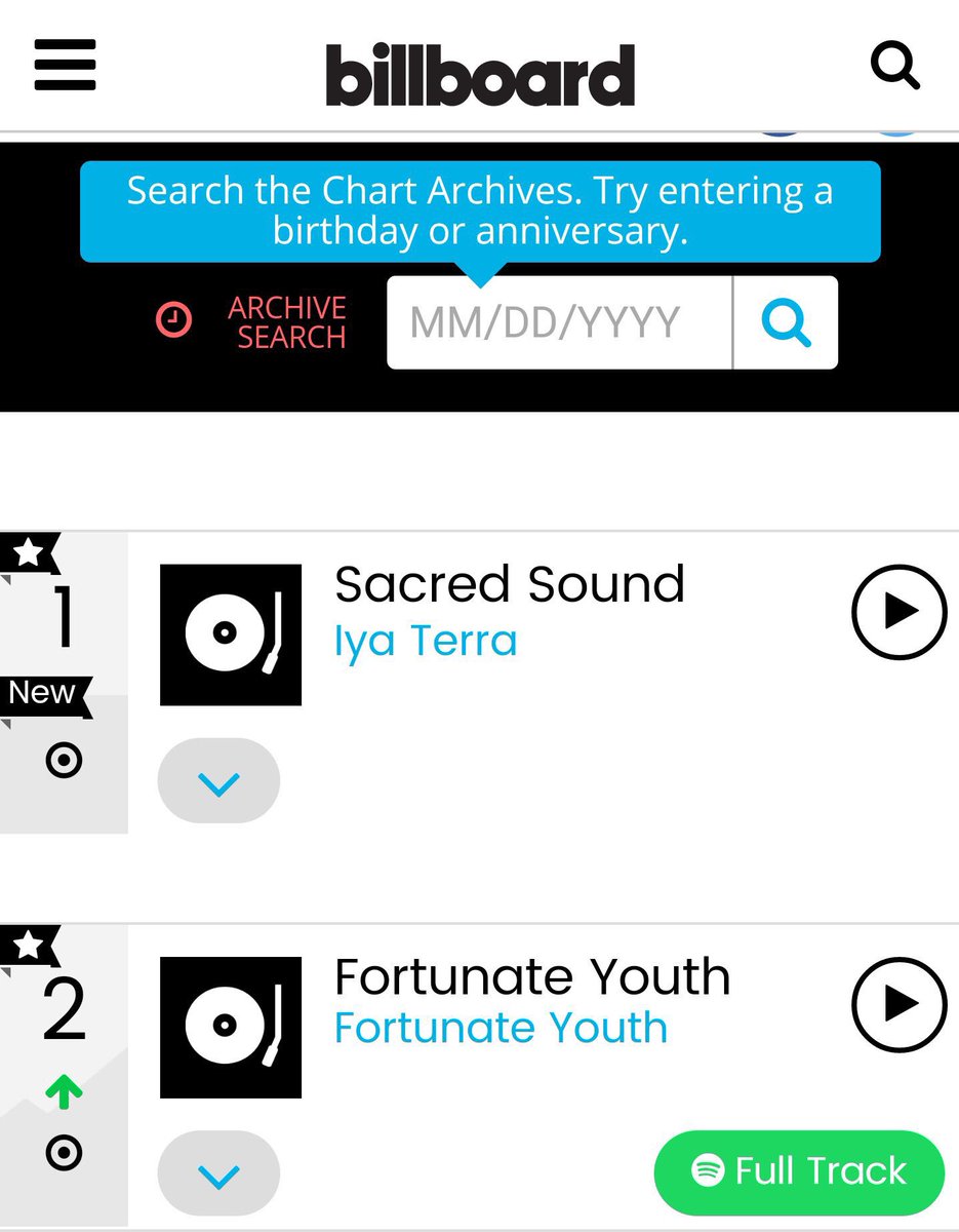 Billboard Charts Archive