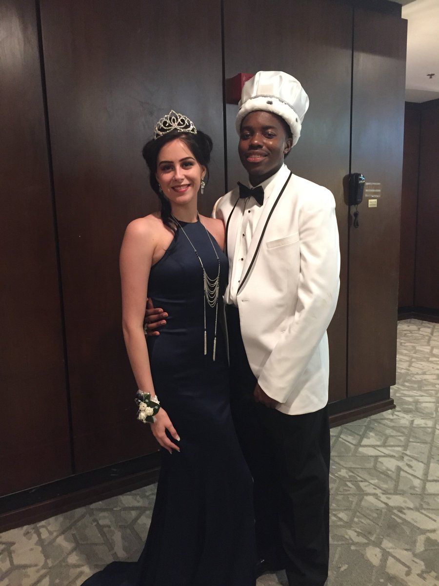 👑Congratulations to our 2017 Prom King DJ Bacon and Prom Queen Shannon Killion! 👑