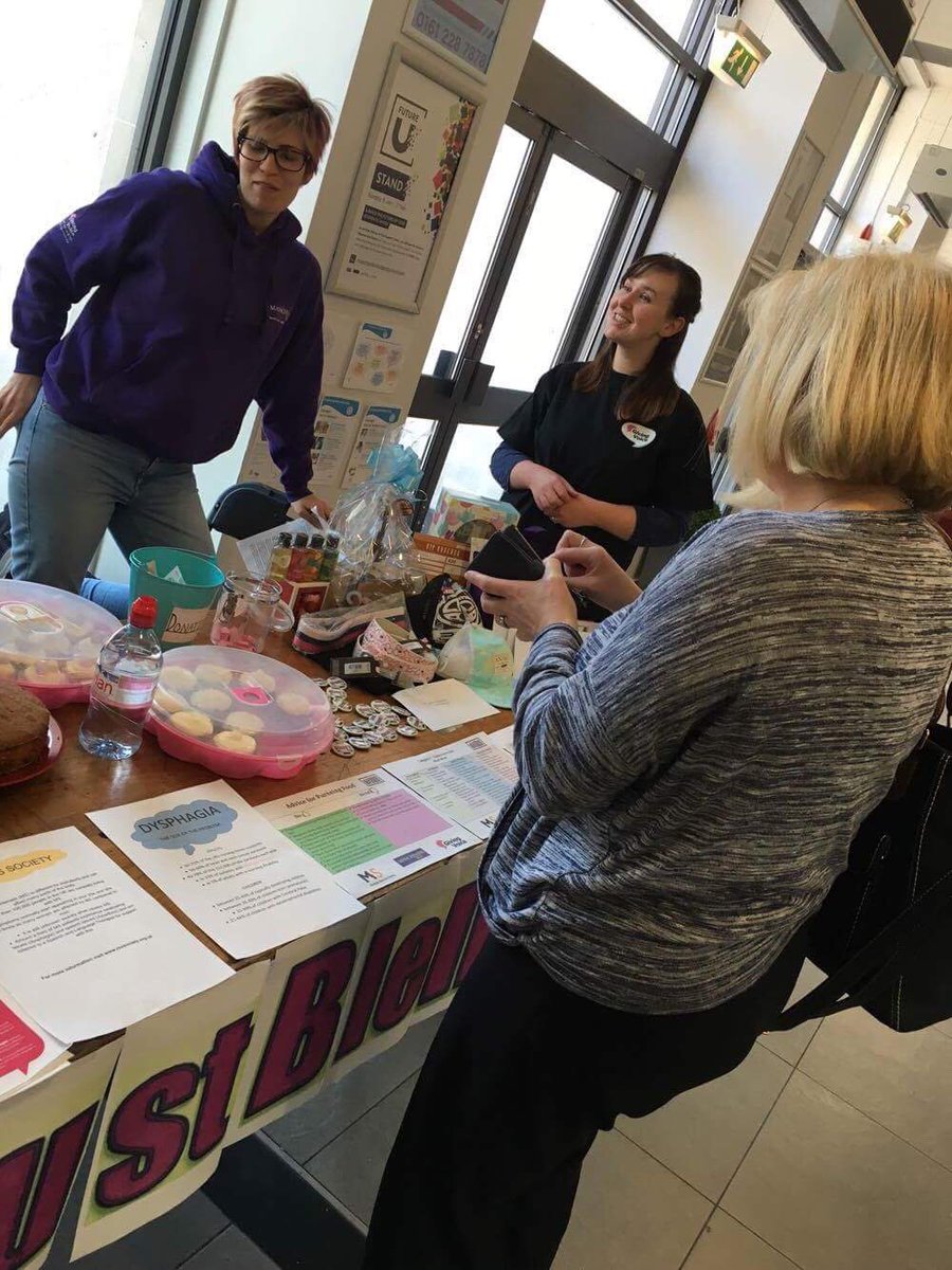 _JustBlendIt's tweet photo. The #justblendit team raised £203.50 at their stall yesterday in the students union! Amazing contribution towards our overall target #slt2be https://t.co/dEWZ5uHHK2
