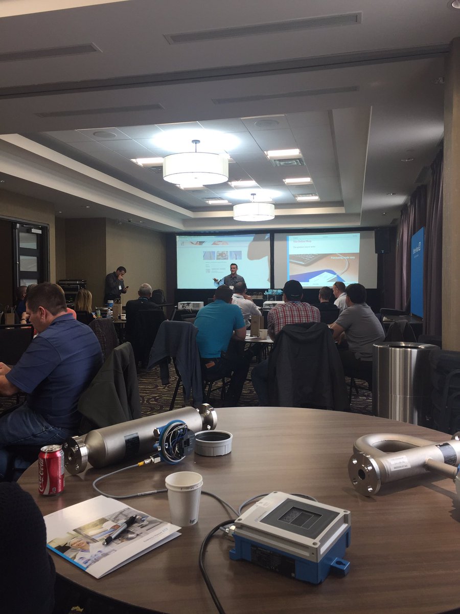 Endress_CA's tweet photo. Mark discussing the online shop! #TechDaysSarnia https://t.co/4GTbRwIHdC