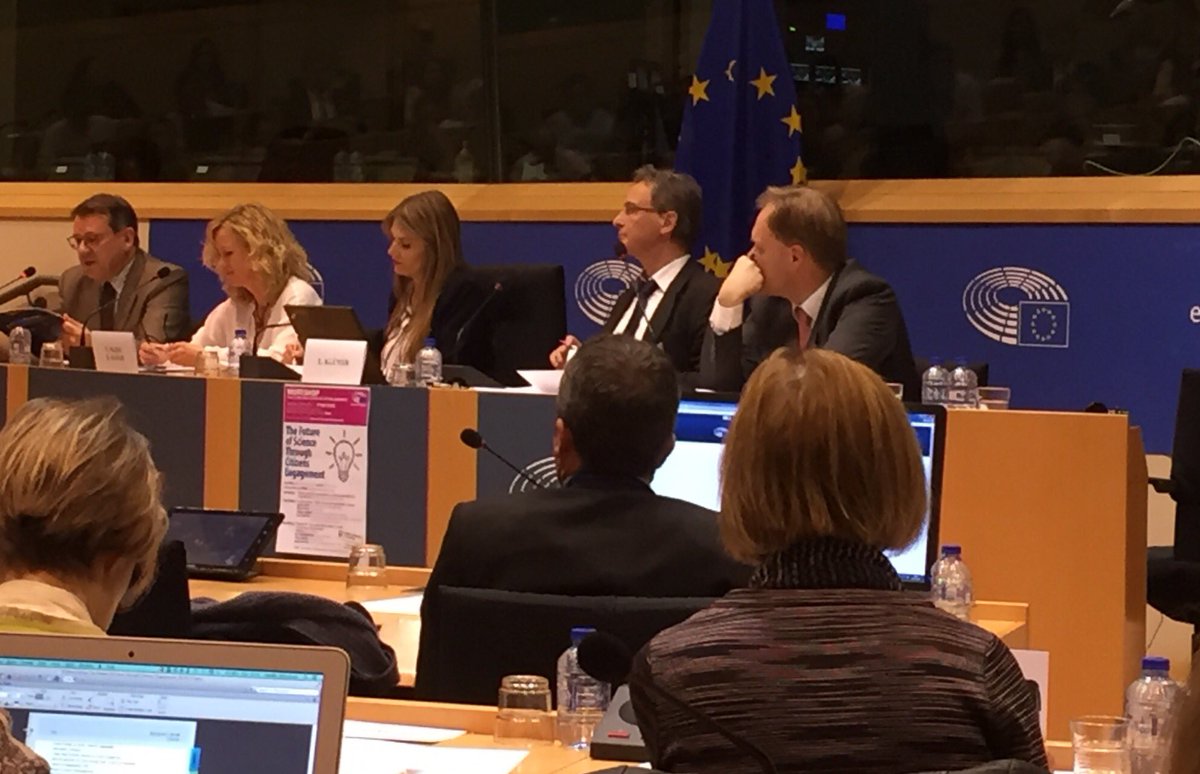 GCPHEU's tweet image. Co-creation, citizens engagement &amp;amp; real-life experiments are key to future of science. Great discussion on #citizens4science #STOA