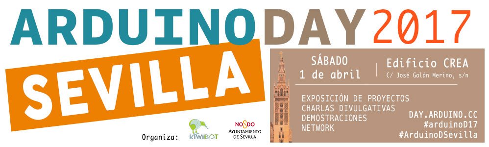 Ayto_Sevilla's tweet image. El próximo sábado llega el 'Arduino Day Sevilla 2017' al Edificio CREA.
kiwibot.es/arduino-genuin…
#ArduinoD17 #ArduinoDSevilla