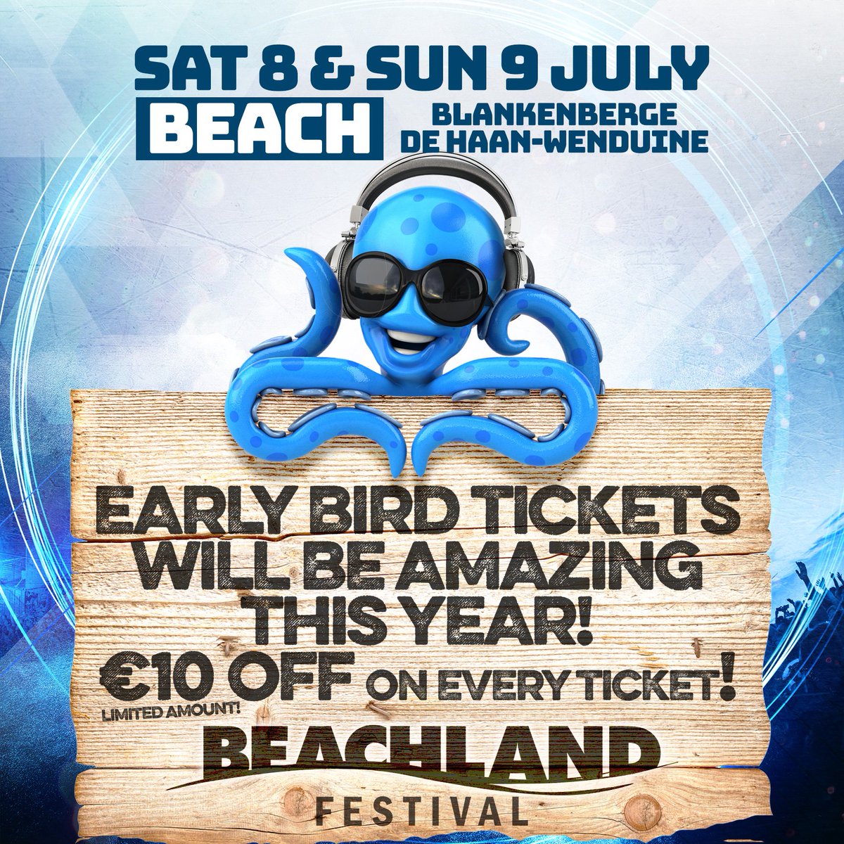 EARLY BIRD will be AMAZING this year! We're cutting off €10 of the price! 
Tickets from 31/3 - 10am: goo.gl/dRVNjD