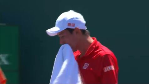 livetennis's tweet image. #Nishikori gets broken and #Delbonis edges ahead 2-1 in the decider 

Kei's body seems to be letting him down