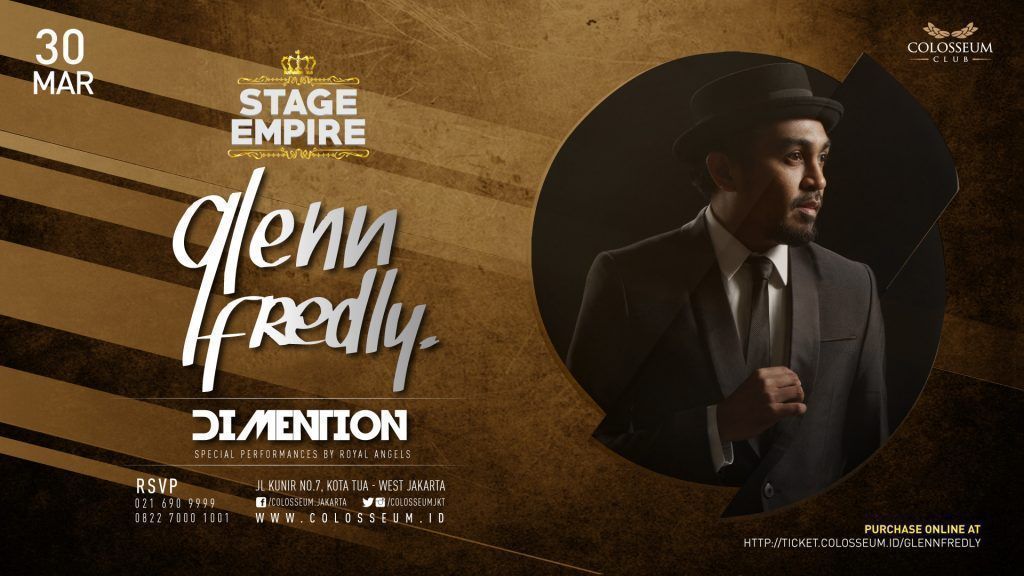ColosseumJKT's tweet photo. 30-MAR | #StageEmpire presents @GlennFredly |
RSVP 0216909999 / 082270001001
https://t.co/X58IIhWF2R #ColosseumJKT https://t.co/6d2V0U2eIQ